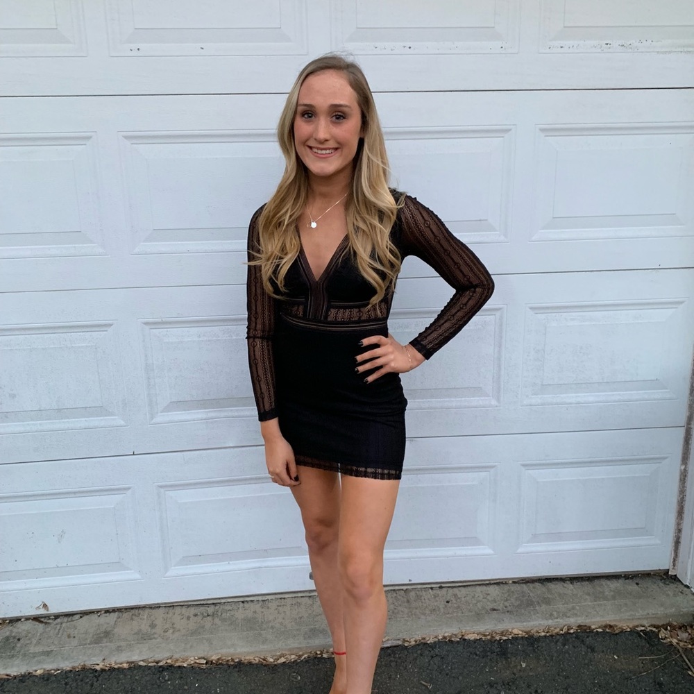 Hello Molly GO AND SEE DRESS BLACK